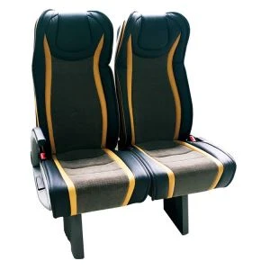 Dimensions del seient de passatgers de luxe de cuir genuí per a Dawoo Tour Bus